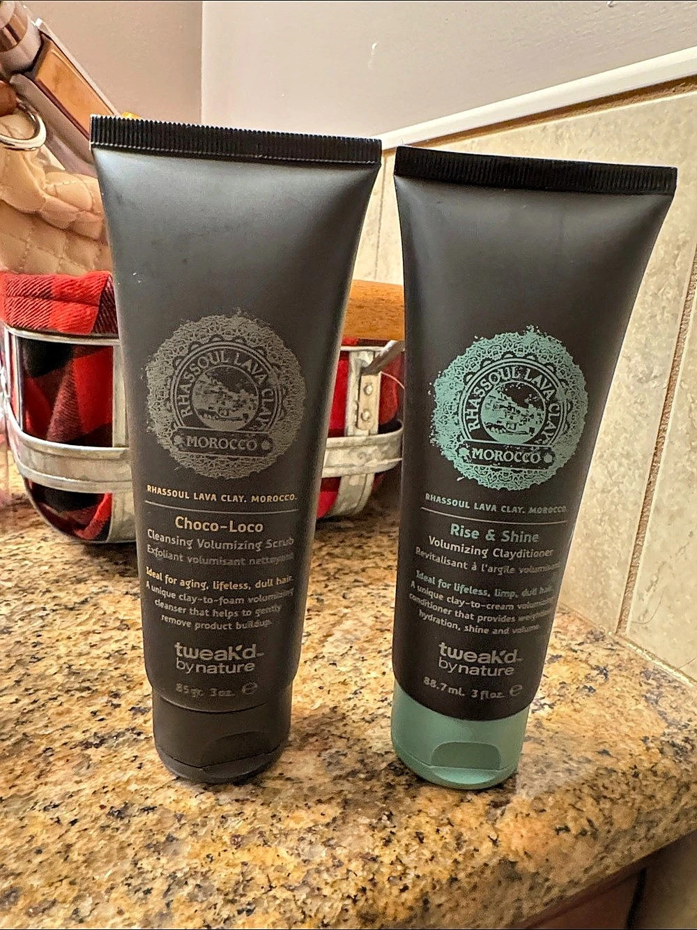 tweak'd by nature Choco-Loco Cleansing Volumizing Scrub and Rise & Shine